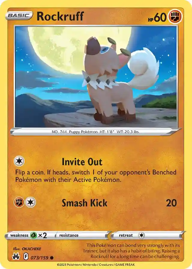 Rockruff-Reverse Foil