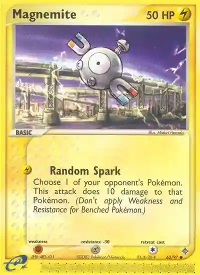 Magnemite (62) 2003 Pokemon EX Dragon