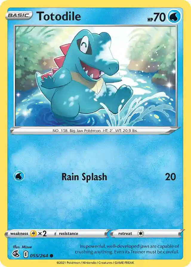 Totodile-Reverse Foil