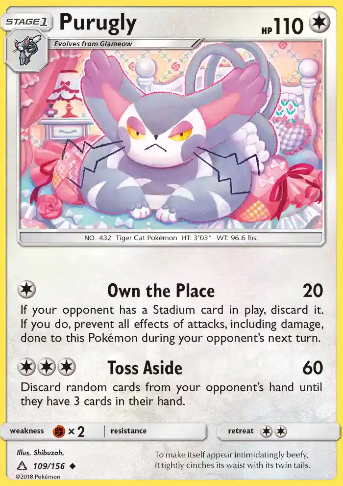 Purugly-Reverse Foil