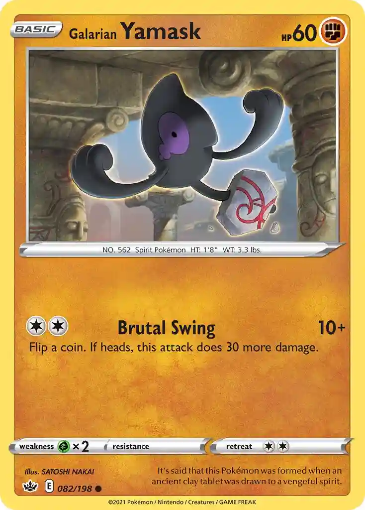 Galarian Yamask-Reverse Foil