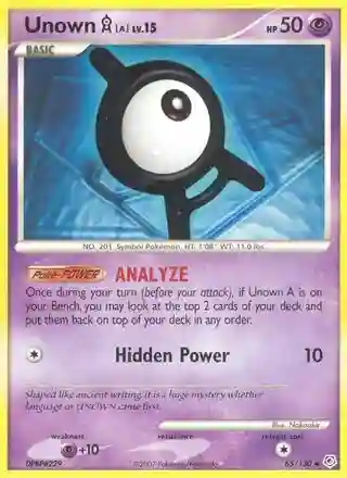 Unown A-Reverse Foil