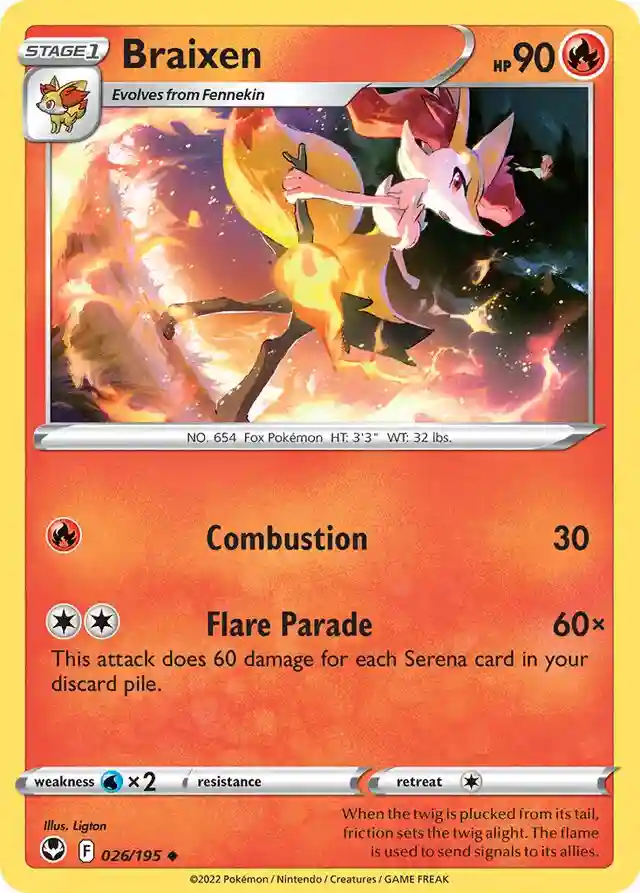 Braixen-Reverse Foil