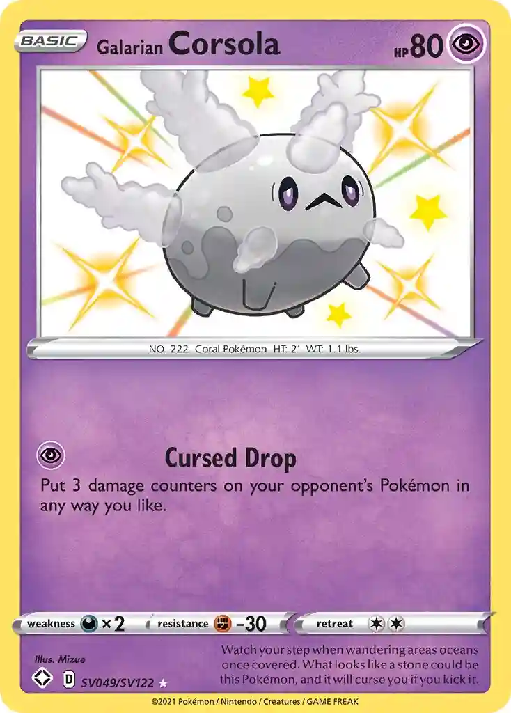 Galarian Corsola-Holo