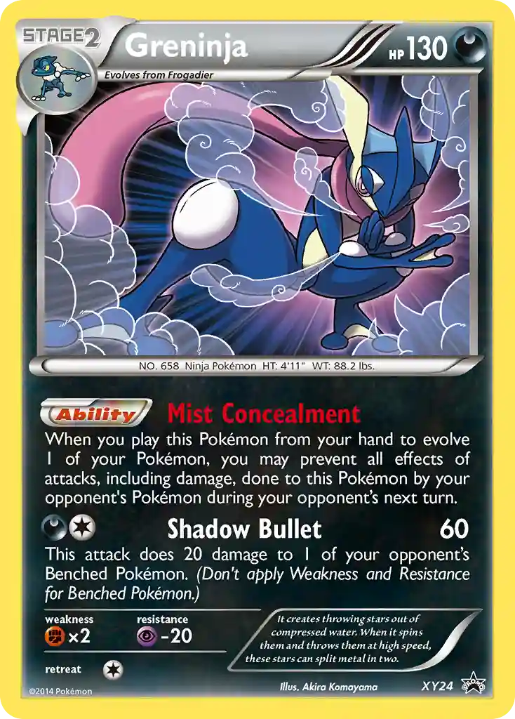 Greninja-Holo (XY24) 2014 Pokemon XY Black Star Promo
