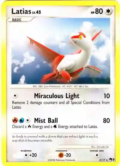 Latias-Holo (3) 2008 Pokemon Pop Series 7