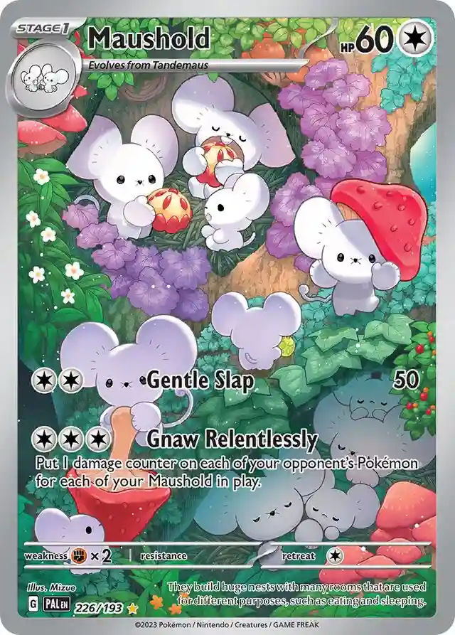 Maushold Illustration Rare (226) 2023 Pokemon Pal EN-Paldea Evolved