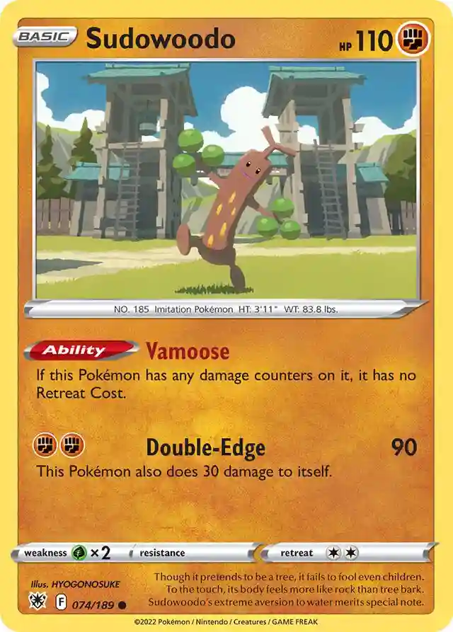Sudowoodo-Reverse Foil