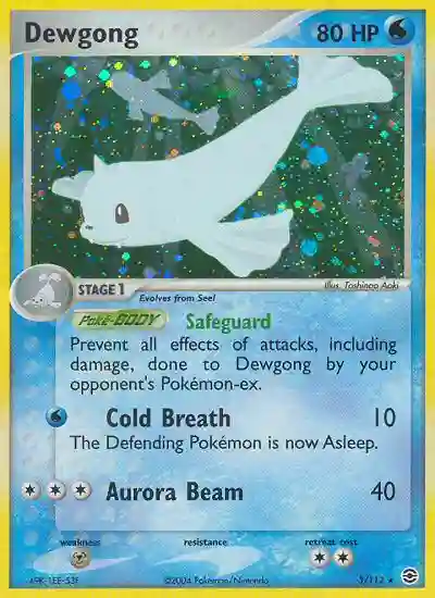 Dewgong-Holo (3) 2004 Pokemon EX Fire Red & Leaf Green