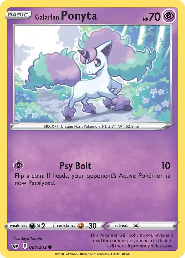 Galarian Ponyta-Reverse Foil