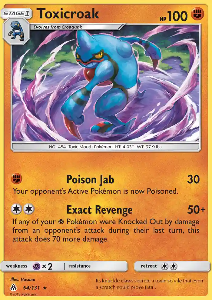 Toxicroak-Reverse Foil