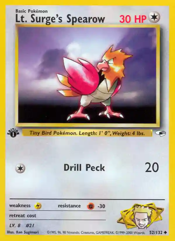 LT. Surge's Spearow