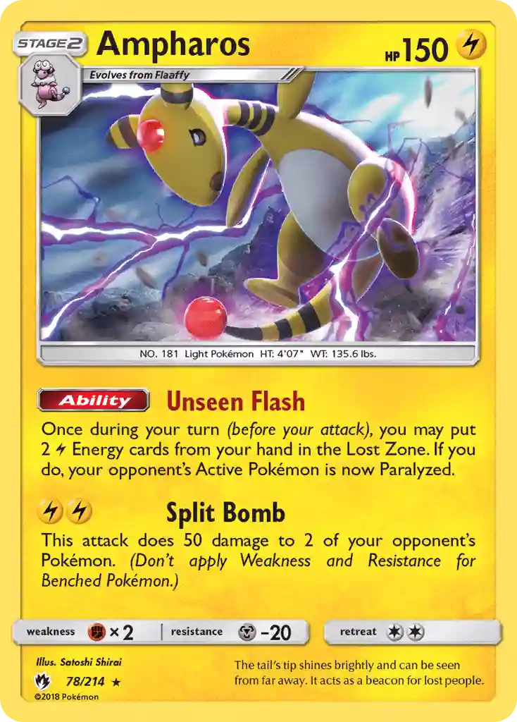 Ampharos-Reverse Foil