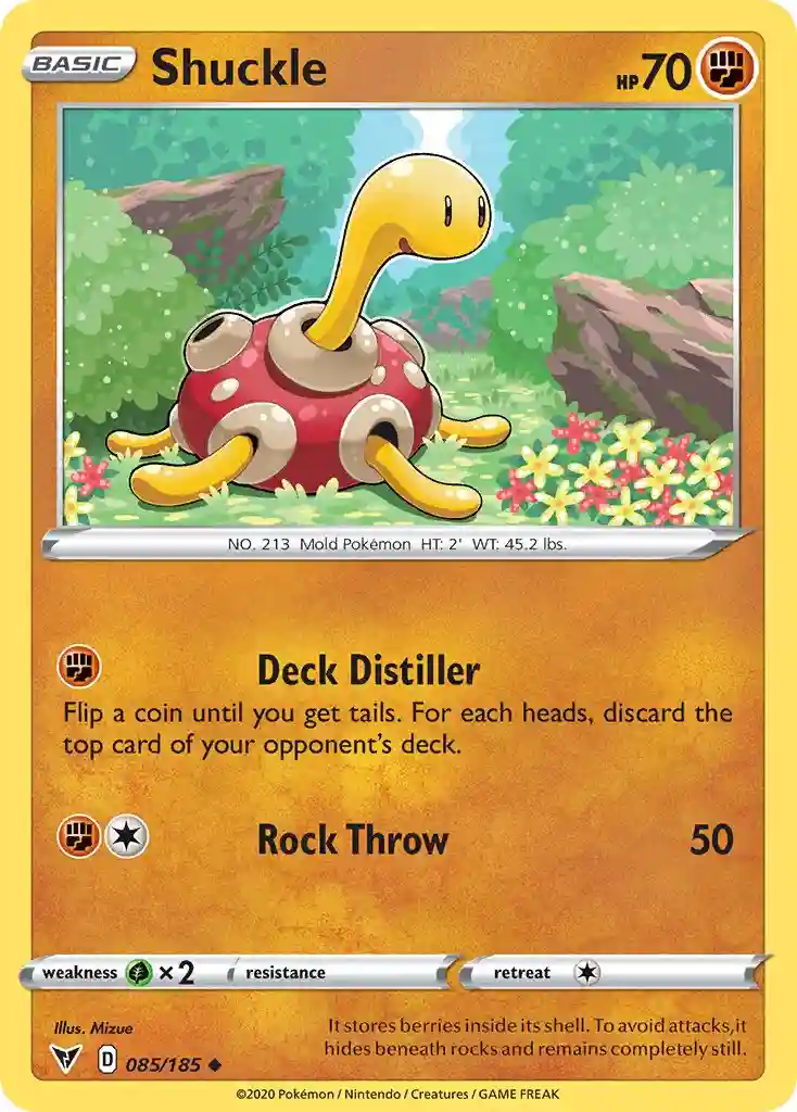 Shuckle (085) 2020 Pokemon Sword & Shield Vivid Voltage