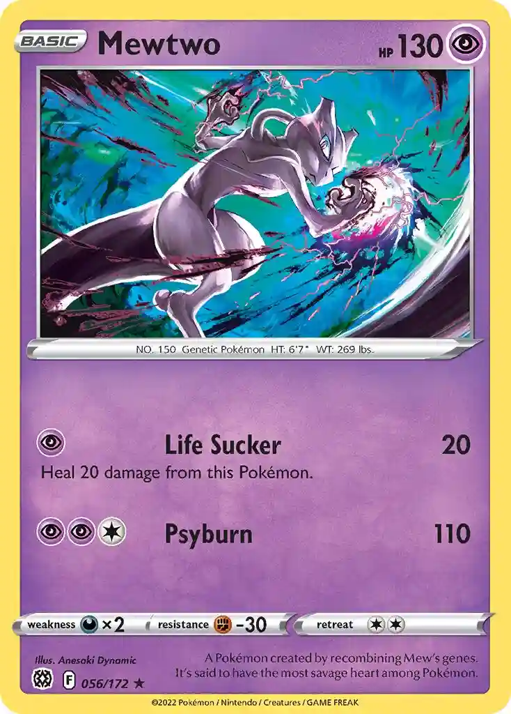 Mewtwo-Reverse Foil