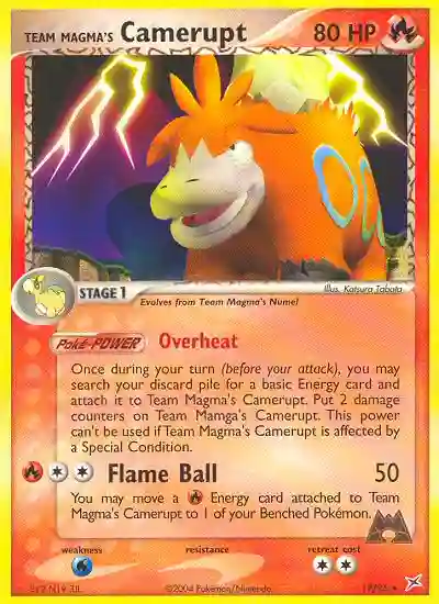Team Magma's Camerupt-Reverse Foil