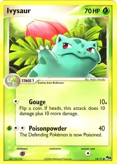 Ivysaur (14) 2006 Pokemon Pop Series 3