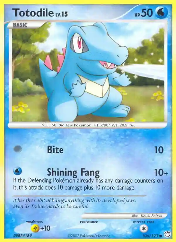 Totodile-Reverse Foil