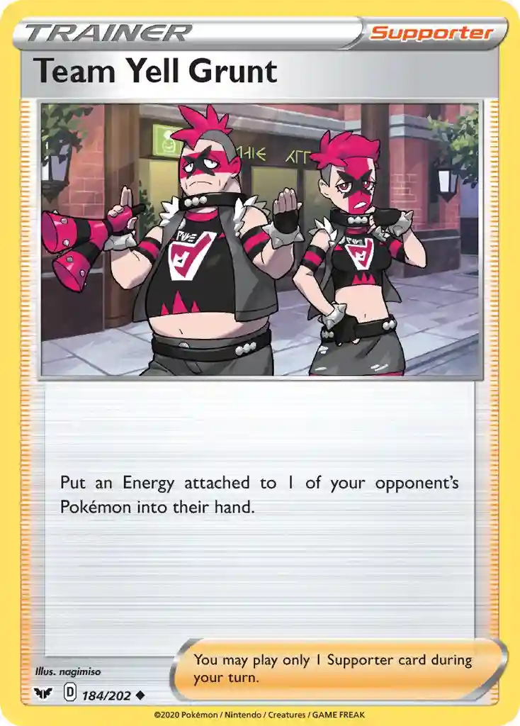 Team Yell Grunt-Reverse Foil
