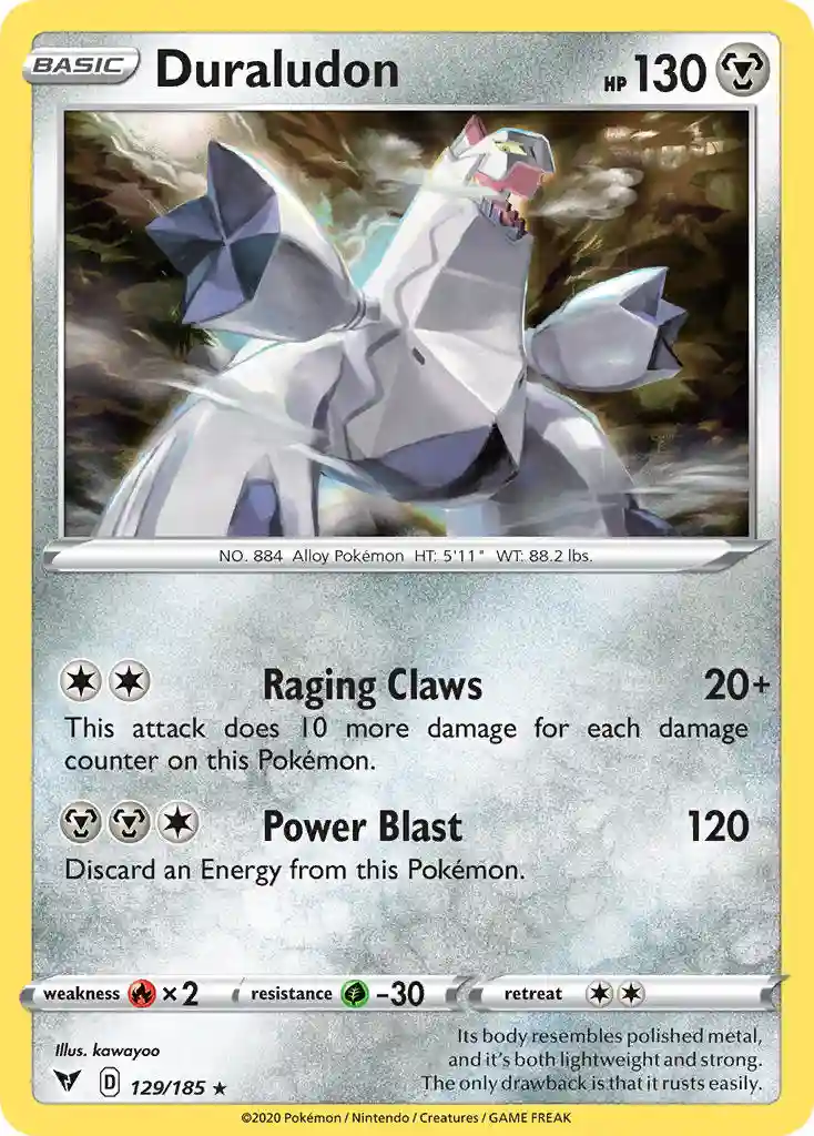 Duraludon-Holo (129) 2020 Pokemon Sword & Shield Vivid Voltage