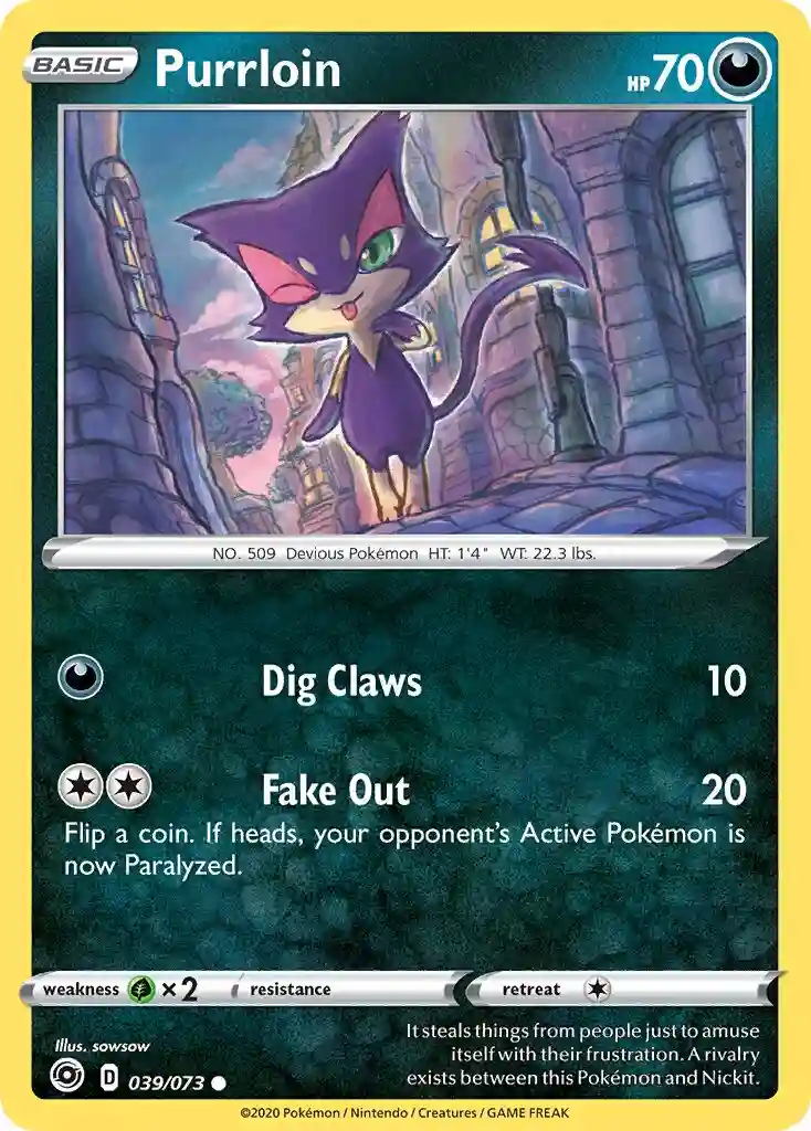 Purrloin-Reverse Foil