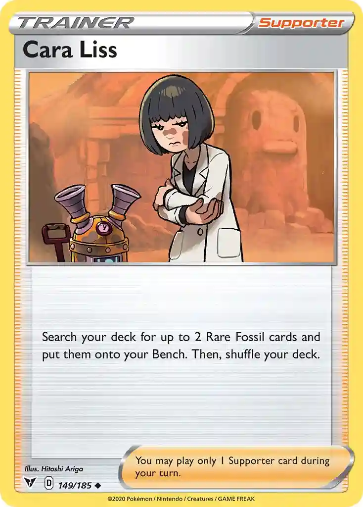 Cara Liss-Reverse Foil (149) 2020 Pokemon Sword & Shield Vivid Voltage