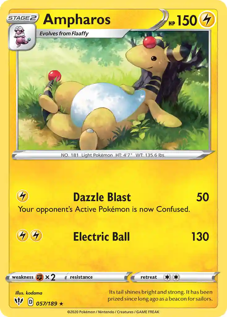 Ampharos-Reverse Foil