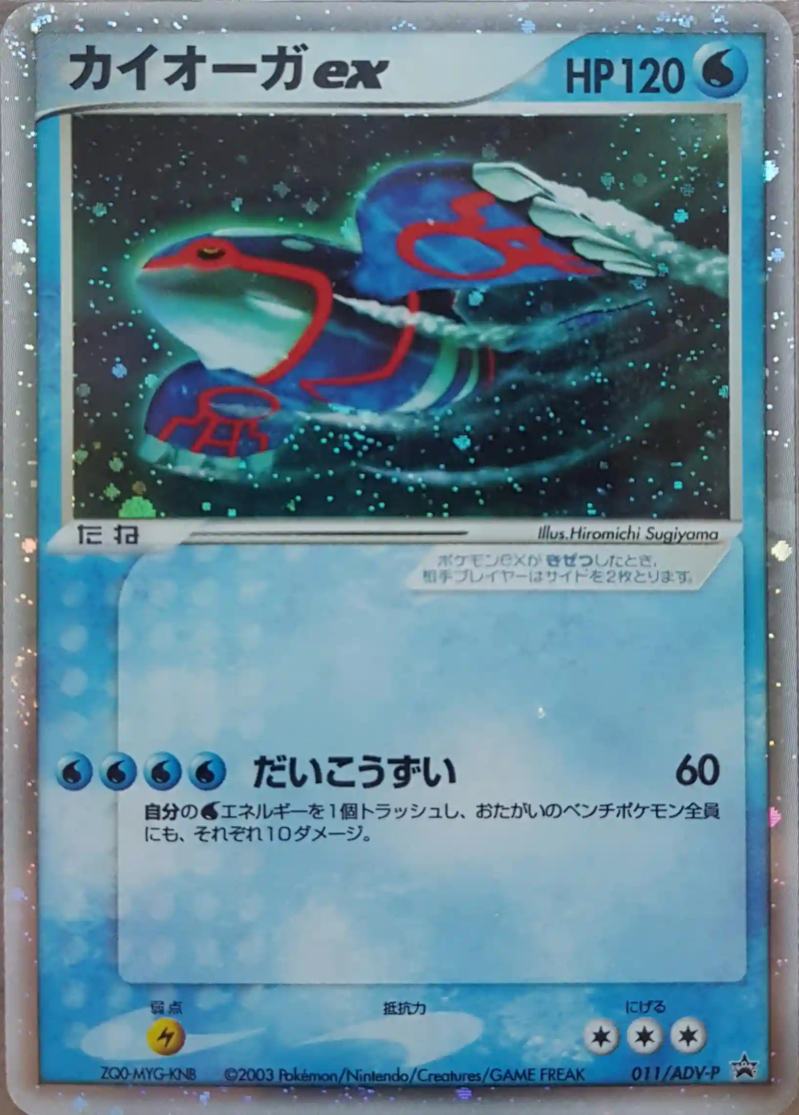 Kyogre EX-Holo
