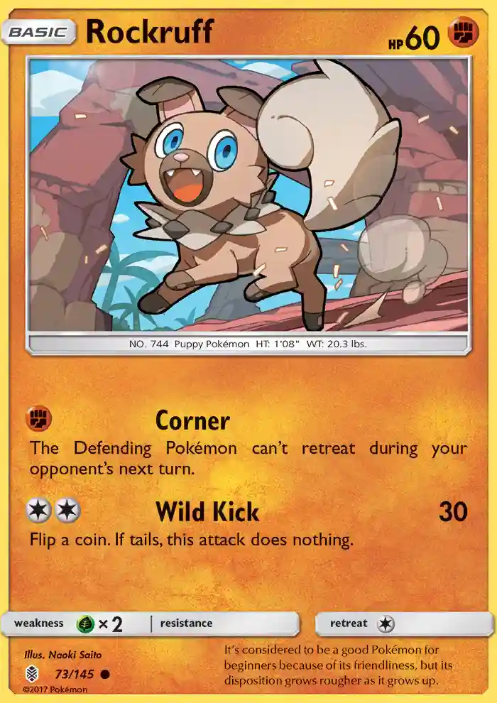 Rockruff-Reverse Foil