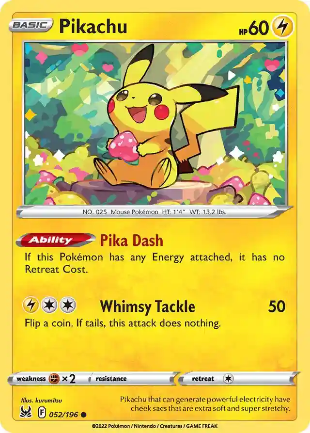 Pikachu-Reverse Foil
