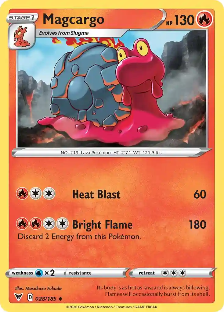 Magcargo (028) 2020 Pokemon Sword & Shield Vivid Voltage