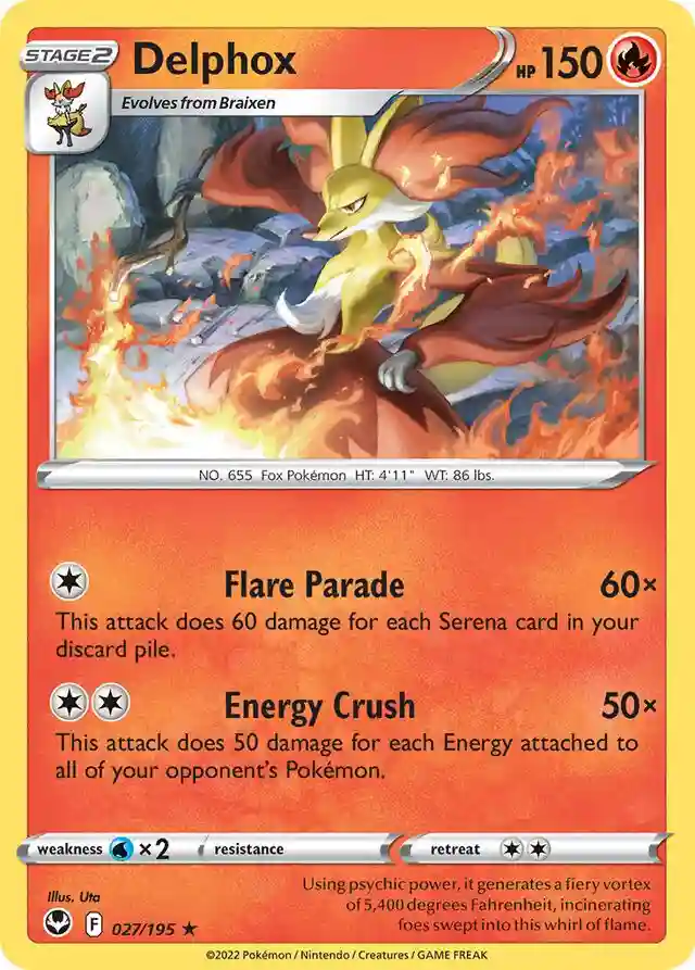 Delphox-Reverse Foil