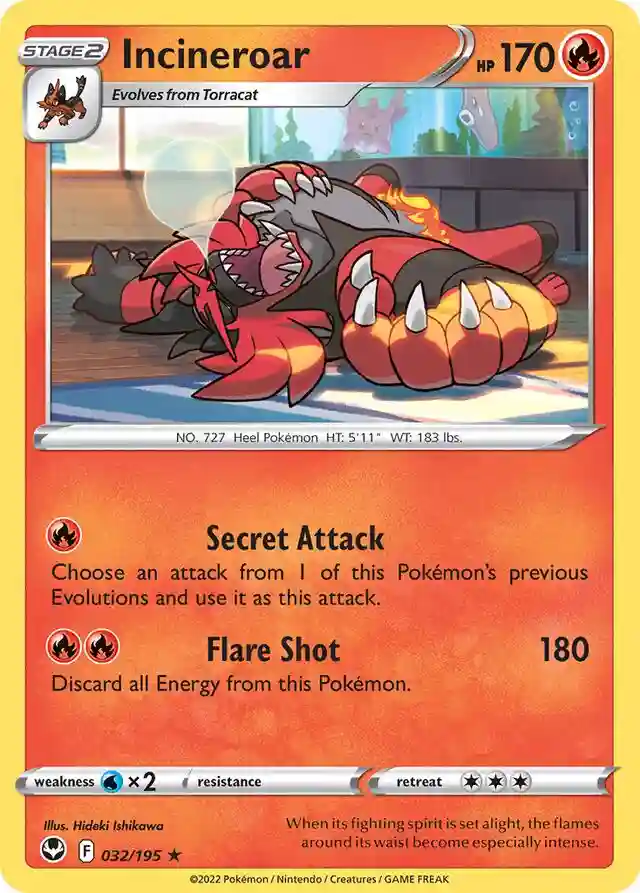 Incineroar-Reverse Foil
