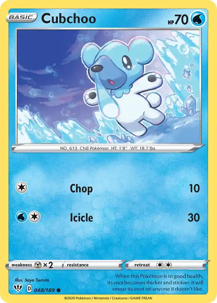 Cubchoo-Reverse Foil