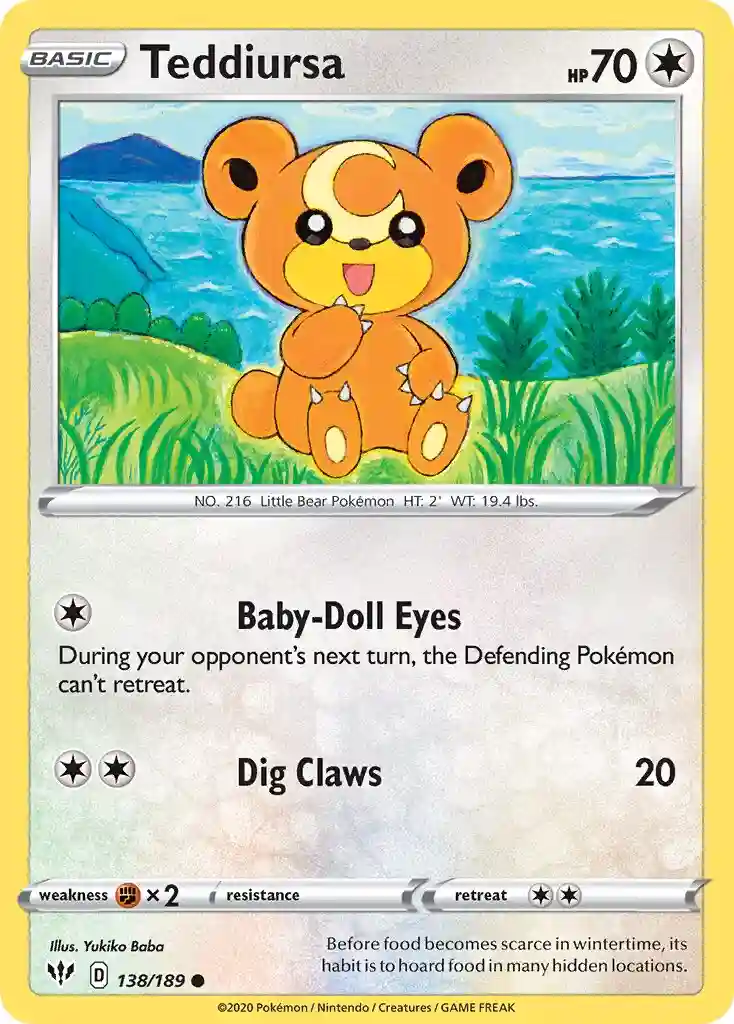 Teddiursa-Reverse Foil