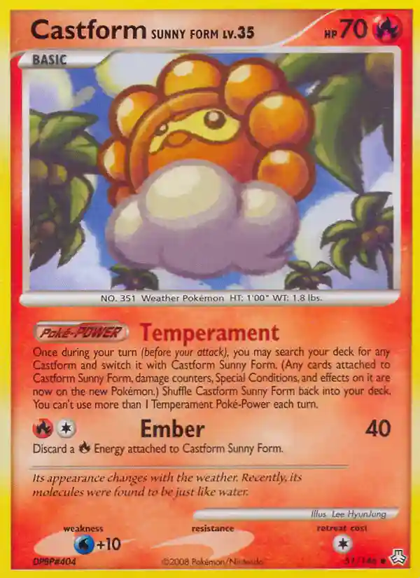 Castform (Sunny Form)