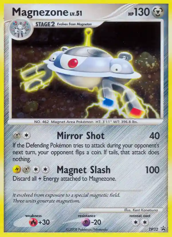 Magnezone-Holo (DP32) 2008 Pokemon Diamond & Pearl Black Star Promo