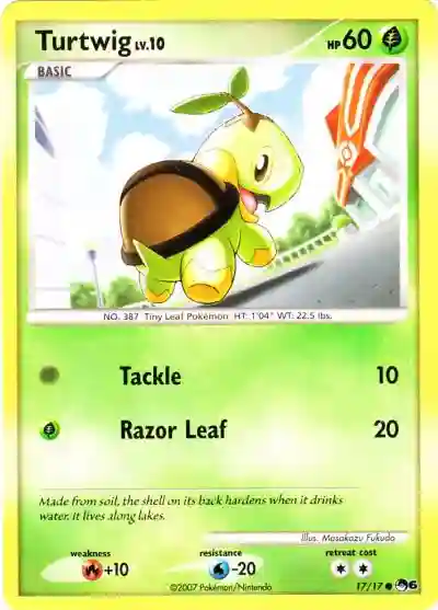 Turtwig (17) 2007 Pokemon Pop Series 6