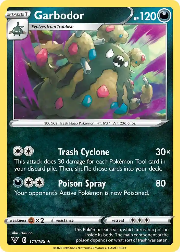 Garbodor (111) 2020 Pokemon Sword & Shield Vivid Voltage