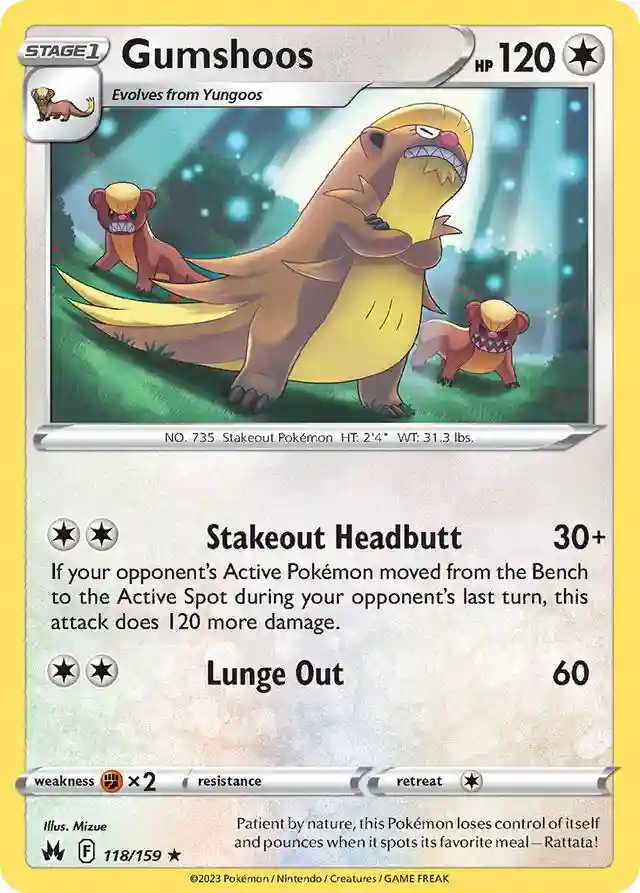 Gumshoos-Reverse Foil