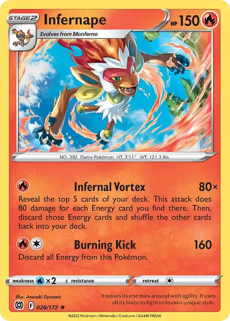 Infernape-Reverse Foil