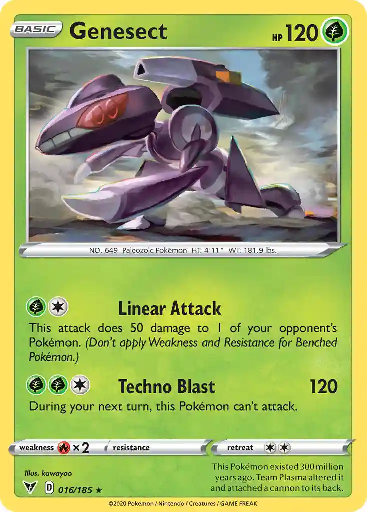 Genesect-Holo (016) 2020 Pokemon Sword & Shield Vivid Voltage