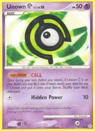 Unown C-Reverse Foil