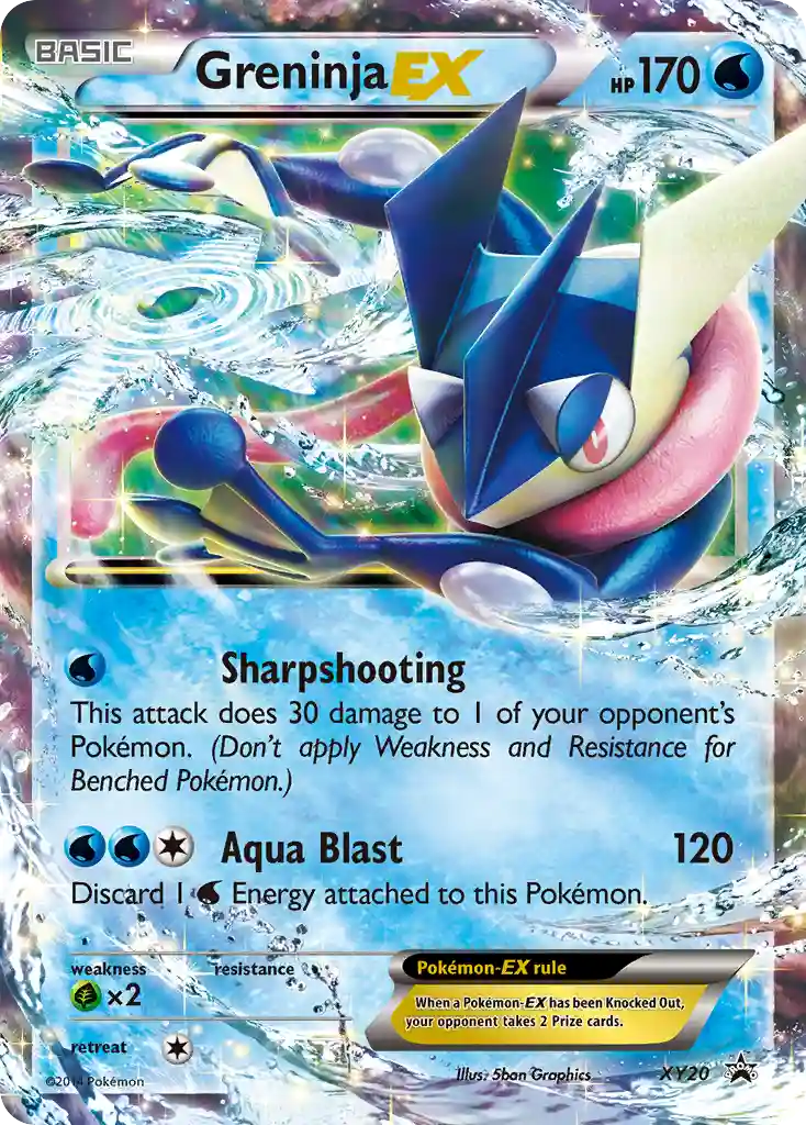 Greninja EX (XY20) 2014 Pokemon XY Black Star Promo