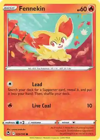 Fennekin-Reverse Foil