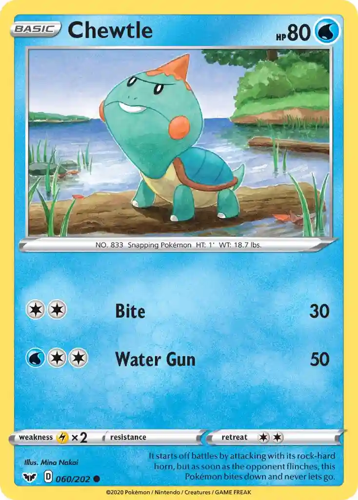 Chewtle-Reverse Foil