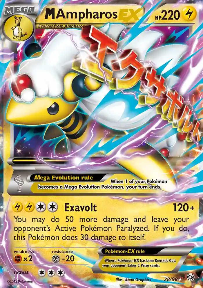 M Ampharos EX (28) 2015 Pokemon XY Ancient Origins - Pokmon Card Data