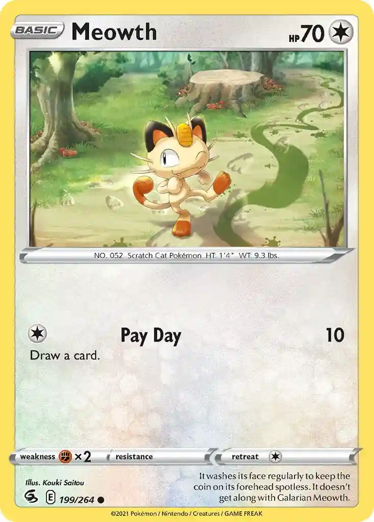Meowth-Reverse Foil