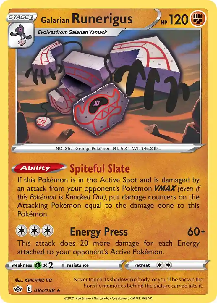 Galarian Runerigus-Holo