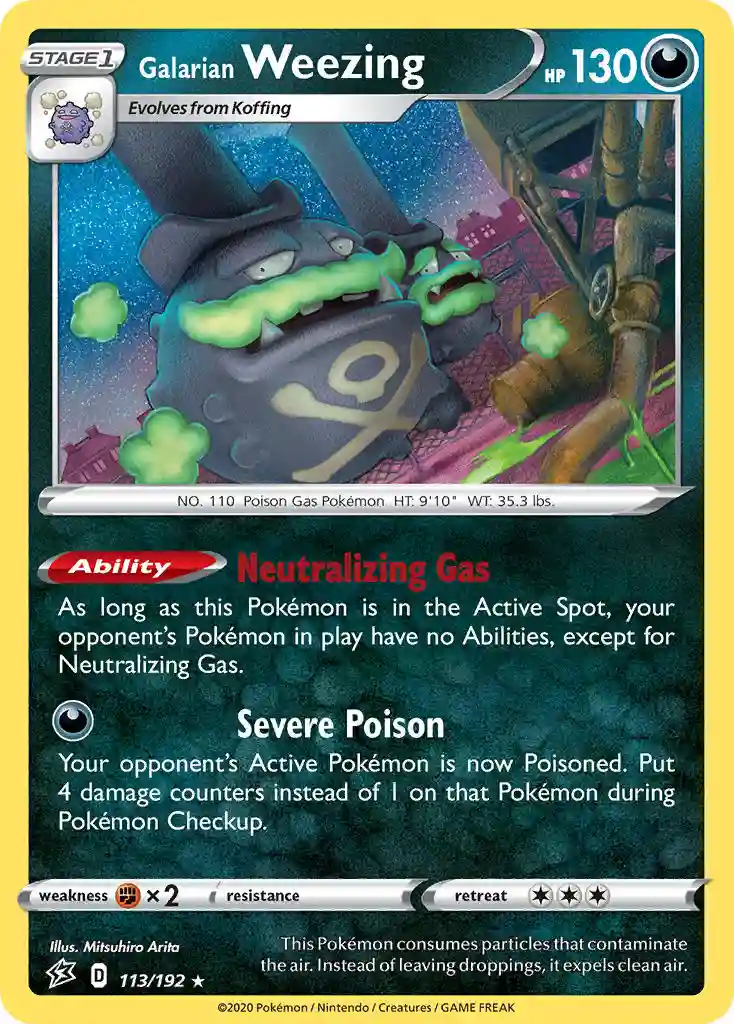 Galarian Weezing-Holo